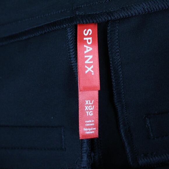 Spanx Pant XL The Perfect Kick Flare Black Stretch Work Pull On Career Office - Picture 5 of 12